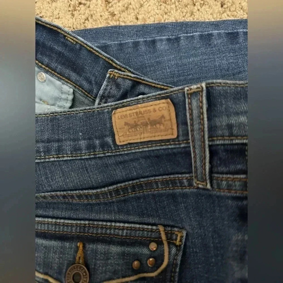 LEVI’S Women’s Bootcut Flare Wide Legs Jean Pants Size 6 Western Rodeo Riding - Picture 6 of 11